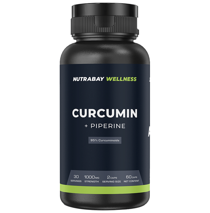 Nutrabay Wellness Curcumin + Piperine Capsule