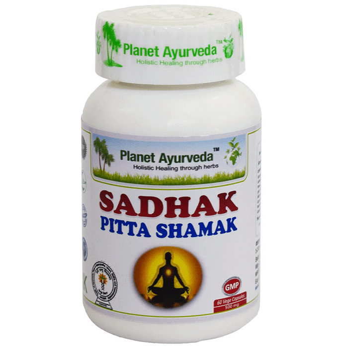 Planet Ayurveda Sadhak Pitta Shamak Vege Capsule