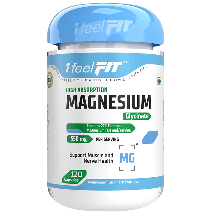 iFeelFIT High Absorption Magnesium Glycinate 550mg Capsule