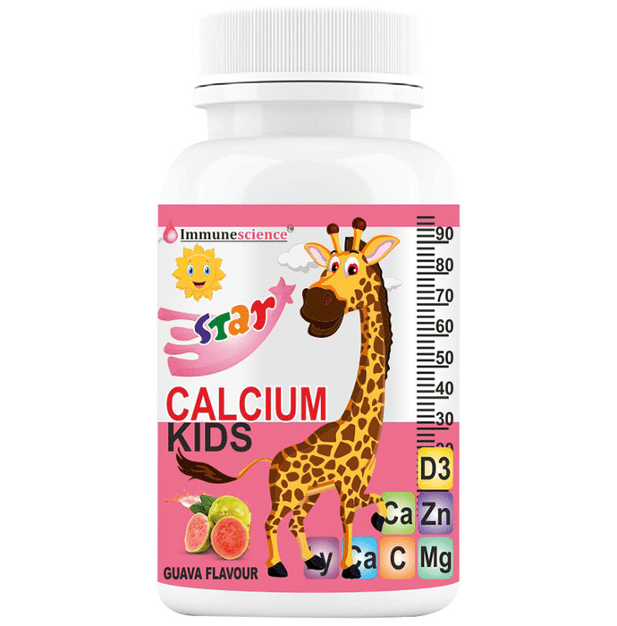 Immunescience Calcium Kids Chewable Tablet Guava