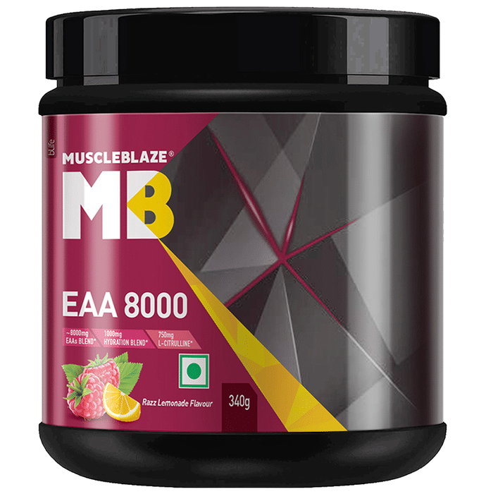 MuscleBlaze MB EAA 8000 Powder Razz Lemonade