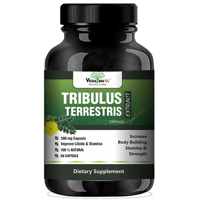 Veda Maxx Nutrition Tribulus Terrestris Extract 500mg Capsule