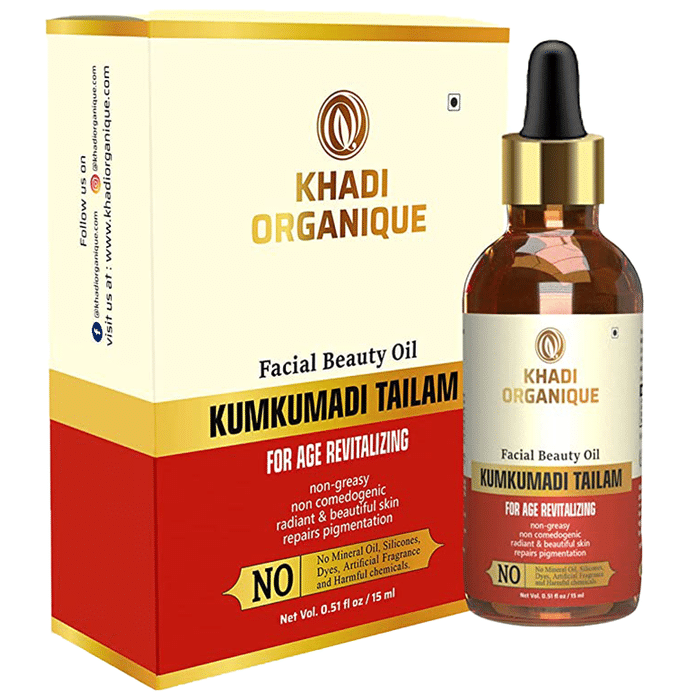 Khadi Organique Kumkumadi Tailam Face Beauty Oil