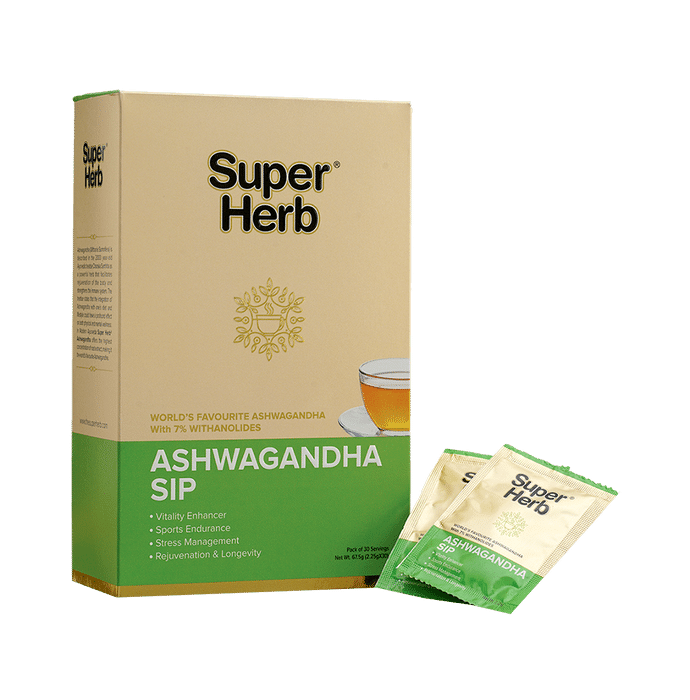 Super Herb Ashwagandha Sip (2.25gm Each)