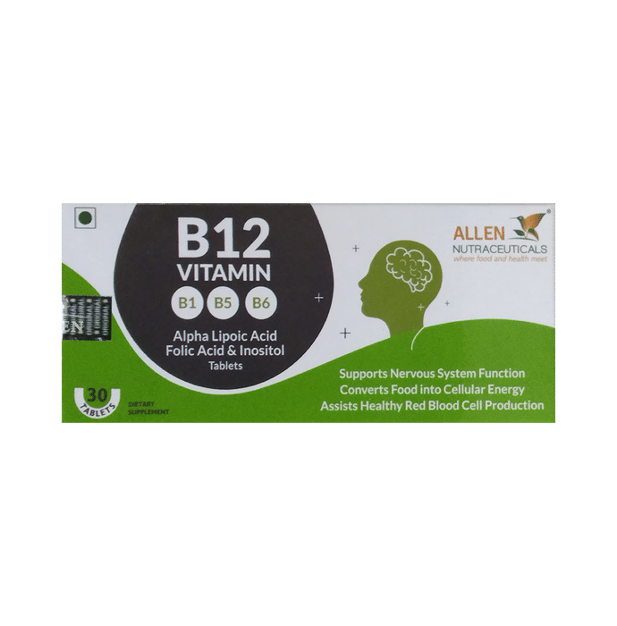 Allen Nutraceutical B12 Vitamin Tablet
