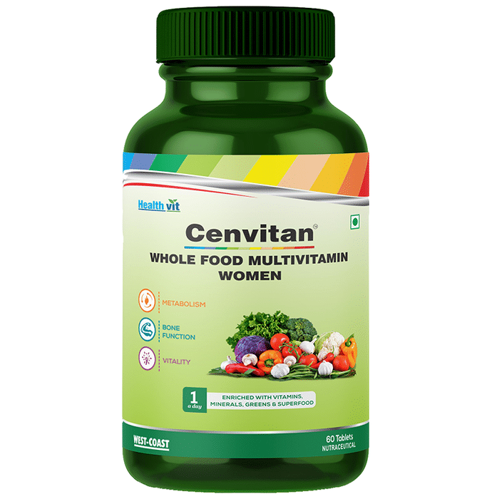 HealthVit Cenvitan Whole Food Multivitamin Women Tablet