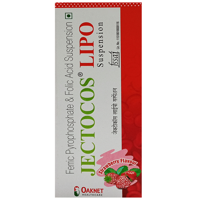 Jectocos Lipo Oral Suspension Strawberry