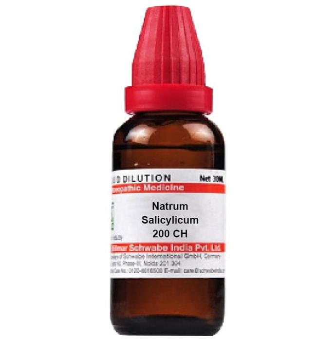 Dr Willmar Schwabe India Natrum Salicylicum Dilution 200 CH