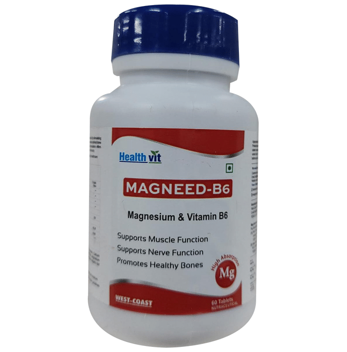 HealthVit Magneed-B6 Magnesium & Vitamin B6 Tablet