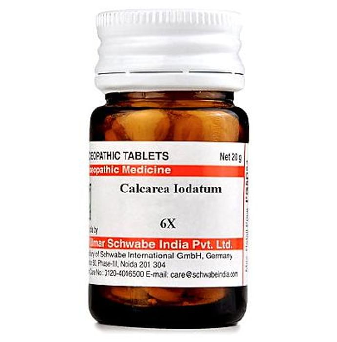 Dr Willmar Schwabe India Calcarea Iodatum Trituration Tablet 6X