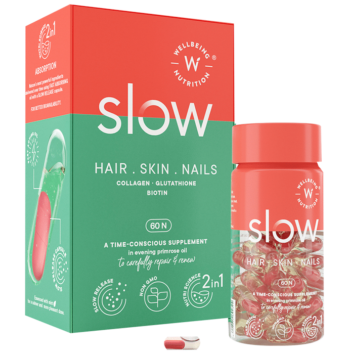 Wellbeing Nutrition Slow Hair Skin Nails Capsule