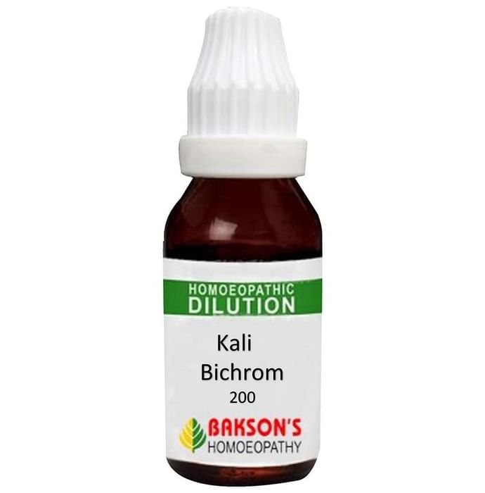 Bakson's Kali Bichrom Dilution 200 CH