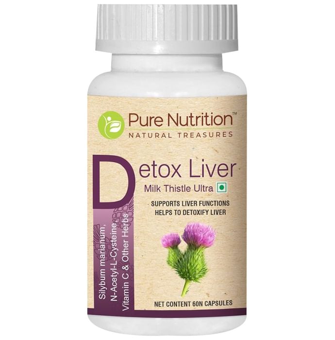 Pure Nutrition Detox Liver Milk Thistle Ultra Veg Capsule