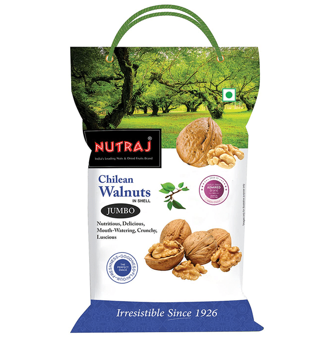 Nutraj Chilean Walnuts In Shell Jumbo