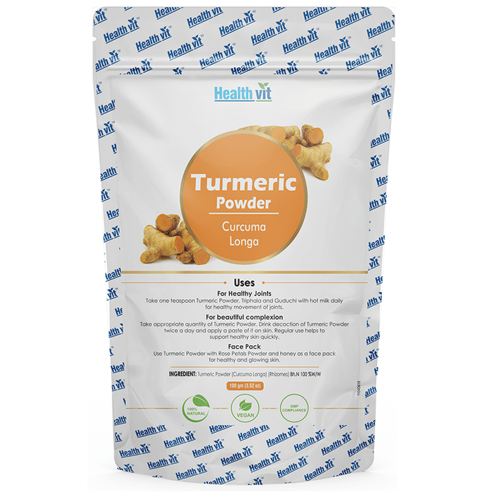 HealthVit Natural Turmeric (Curcuma Longa) Powder