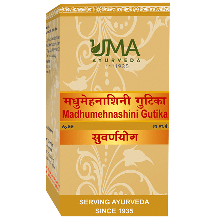 Uma Ayurveda Madhumehnashini Gutika (with Gold)