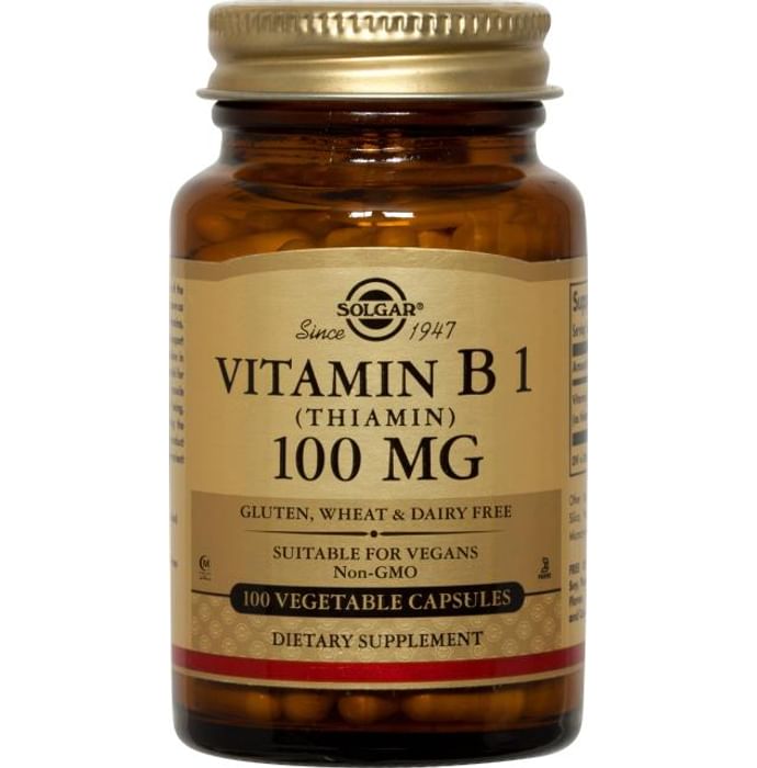 Solgar Vitamin B1 100mg Vegetable Capsule