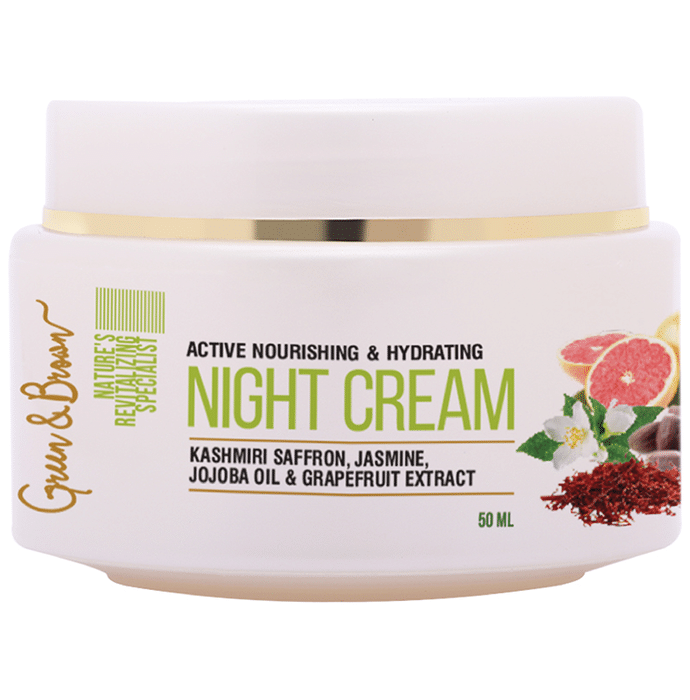 Green & Brown Active Nourishing & Hydrating Night Cream