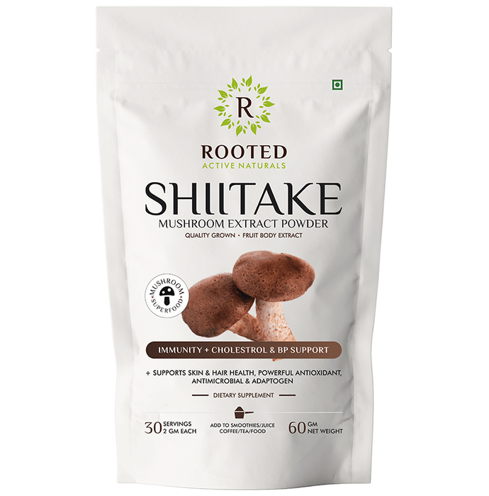 Rooted Active Naturals Shiitake Mushroom Extract Powder