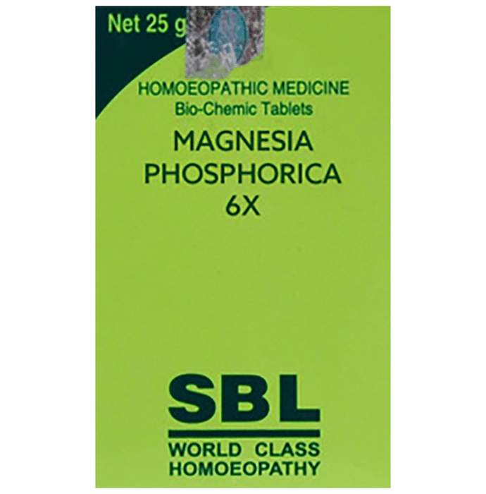 SBL Magnesia Phosphorica Biochemic Tablet 6X