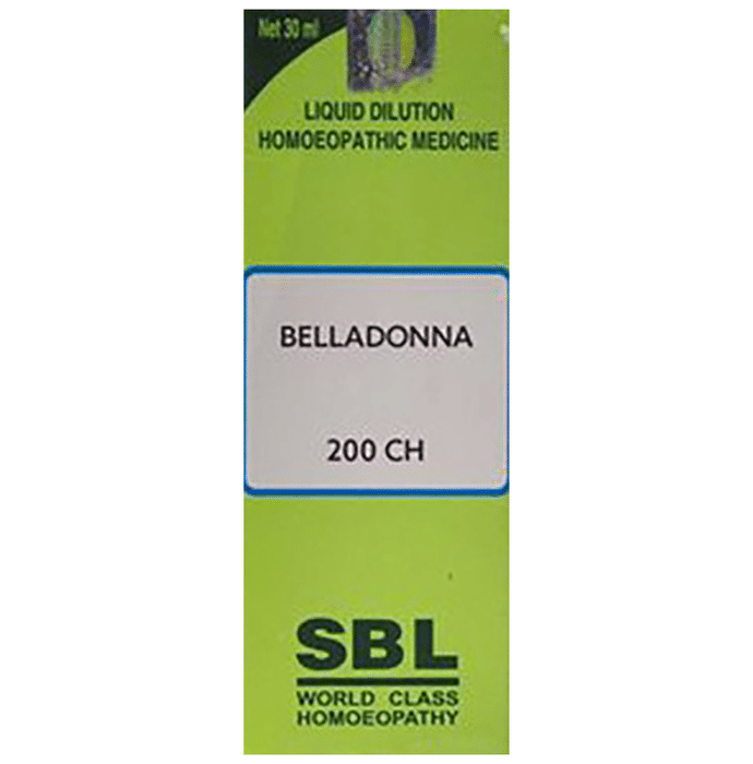 SBL Belladonna Dilution 200 CH
