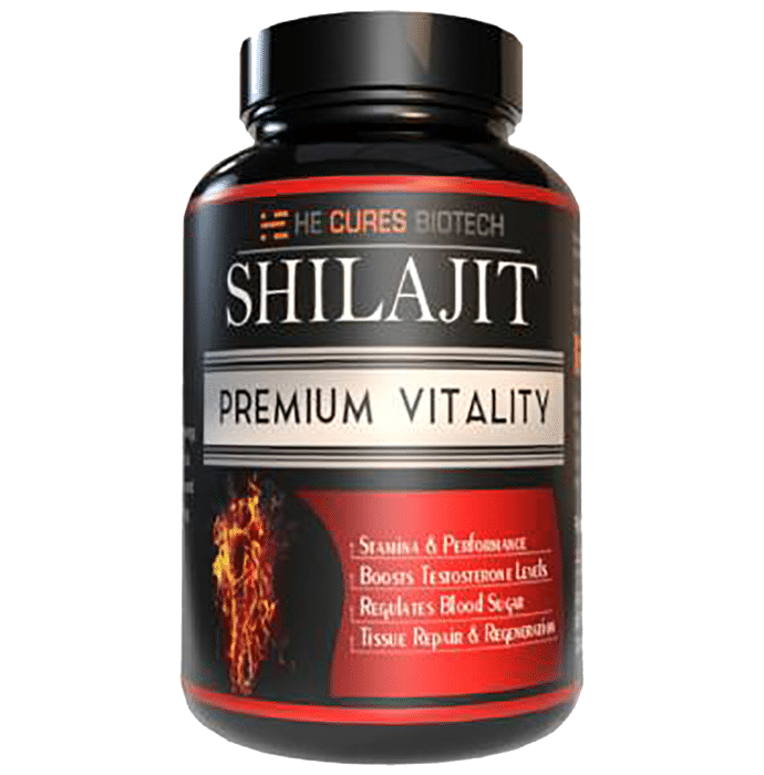 He Cures Biotech Shilajit Premium Vitality Capsule (60 Each)