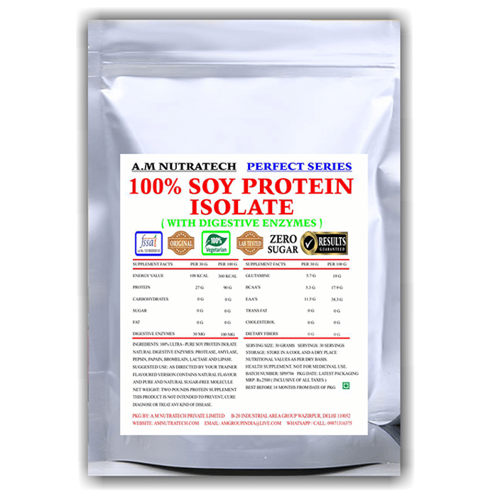 A.M Nutratech Power Series 100% Soy Protein Isolate