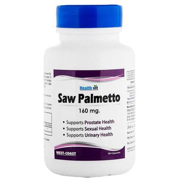 HealthVit Saw Palmetto 500mg Capsule