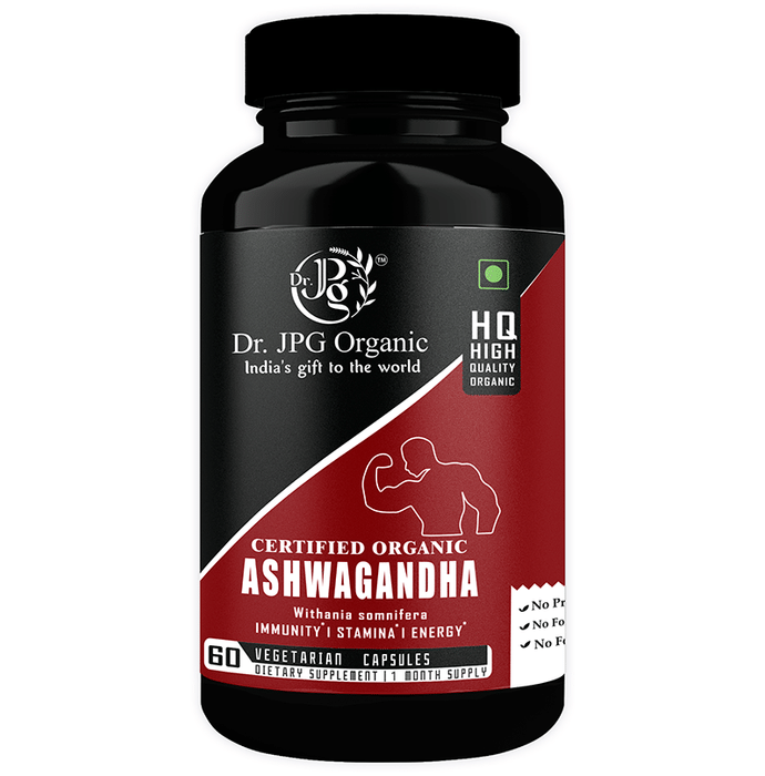 Dr. JPG Organic Ashwagandha Vegetarian Capsule