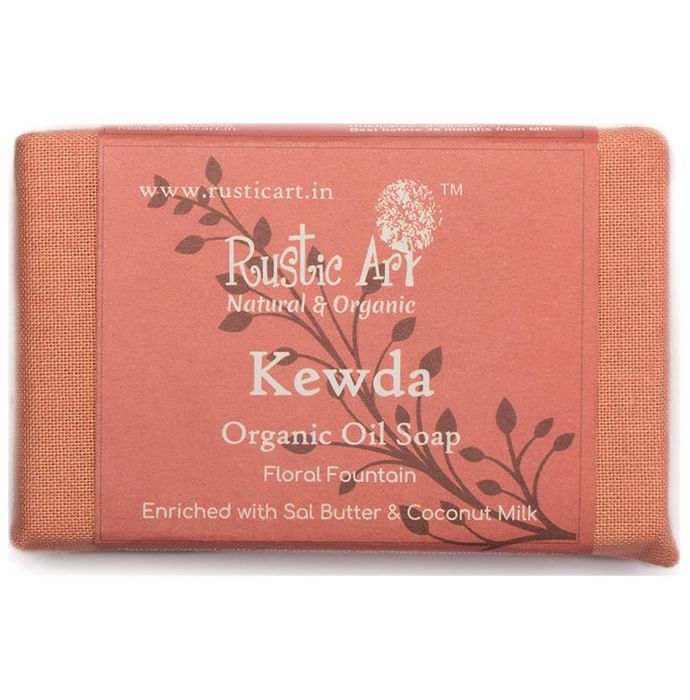 Rustic Art Kewda Organic Oil Soap
