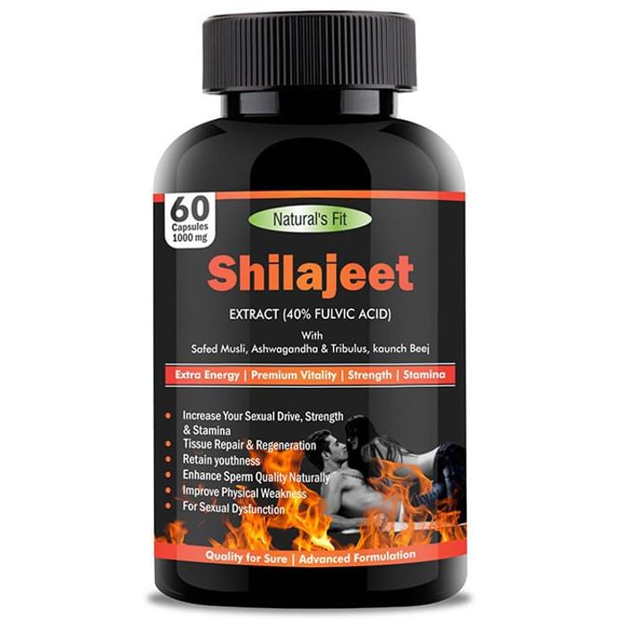Natural's Fit Shilajit Extracts 1000mg Capsule