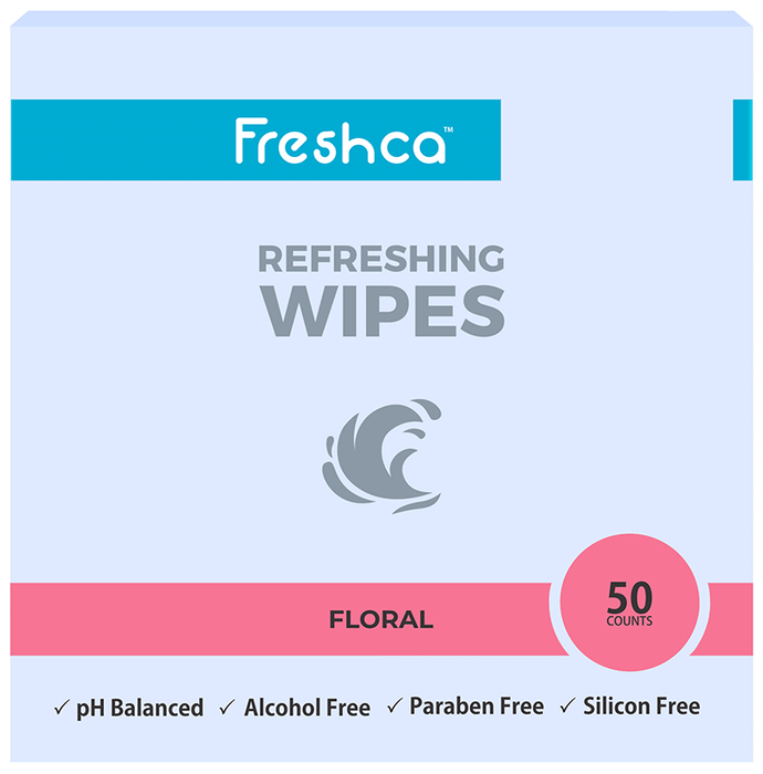 Freshca Floral Refreshing Wipes