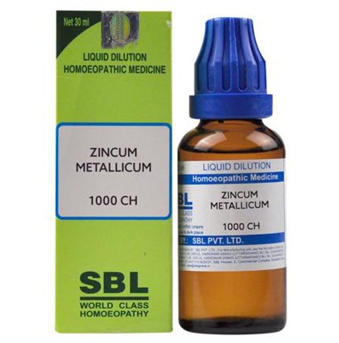 SBL Zincum Metallicum Dilution 1000 CH