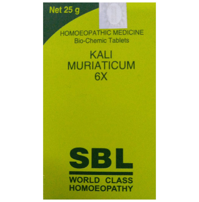 SBL Kali Muriaticum Biochemic Tablet 6X