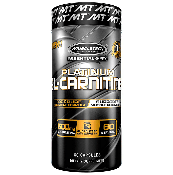 Muscletech Essential Series Platinum 100% L-Carnitine Capsule