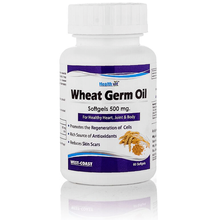 HealthVit Wheat Germ Oil 500mg Softgels