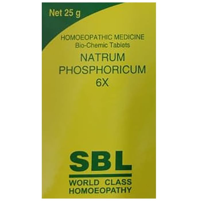 SBL Natrum Phosphoricum Biochemic Tablet 6X