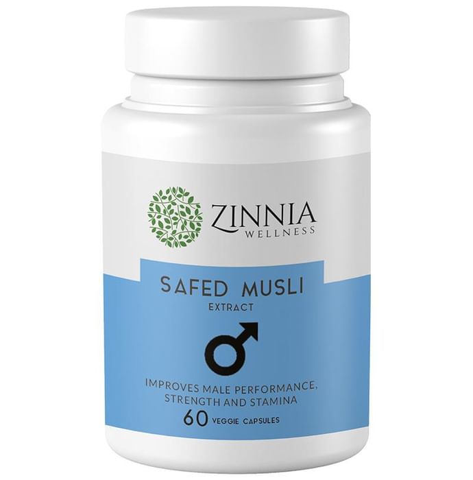 Zinnia Wellness Safed Musli Extract Veggie Capsule