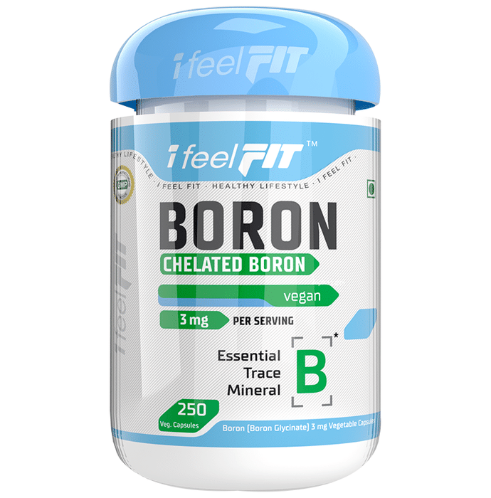 iFeelFIT Boron Chelated Boron 3mg Veg Capsule