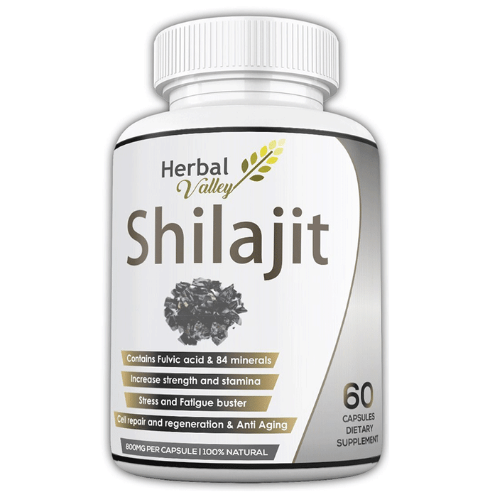 Herbal Valley Shilajit 800mg Capsule