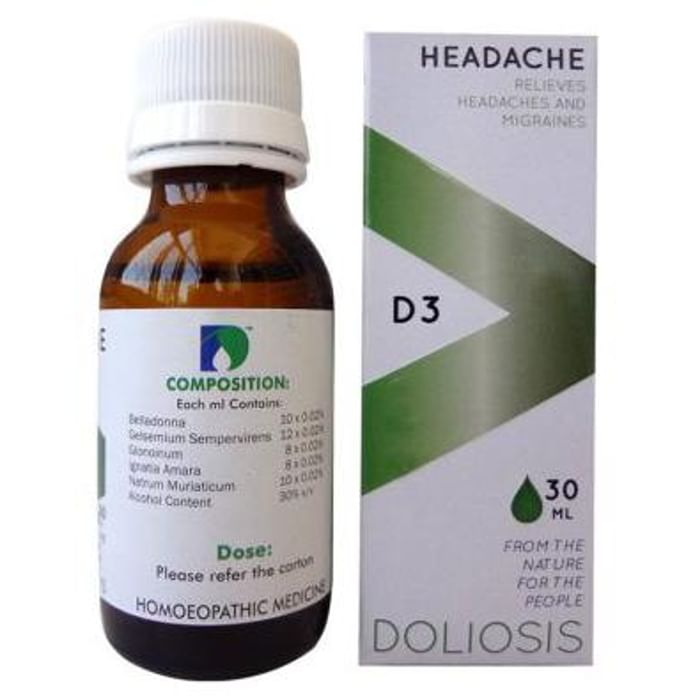 Doliosis D3 Headache Drop