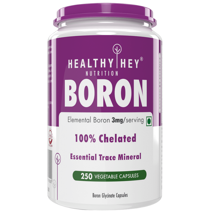 HealthyHey Nutrition Boron 3mg Vegetable Capsule