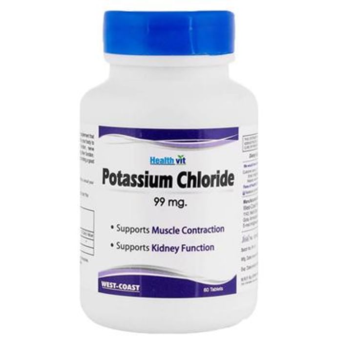 HealthVit Potassium Chloride 99mg Tablet