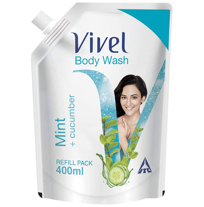 Vivel Mint + Cucumber Refill Pack Body Wash