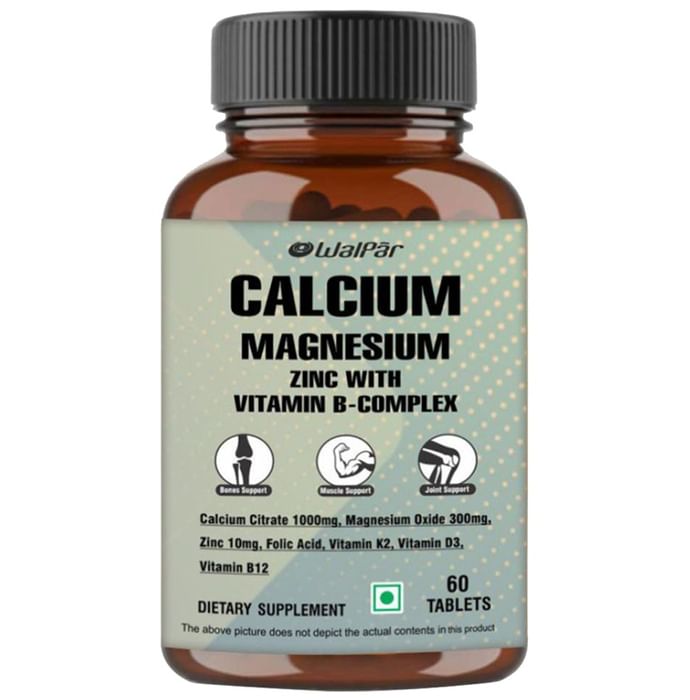 Walpar Calcium Magnesium Zinc with Vitamin B12 Tablet