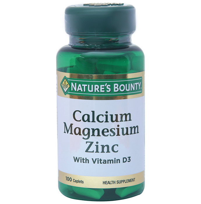 Nature's Bounty Calcium Magnesium Zinc with Vitamin D3 Caplet