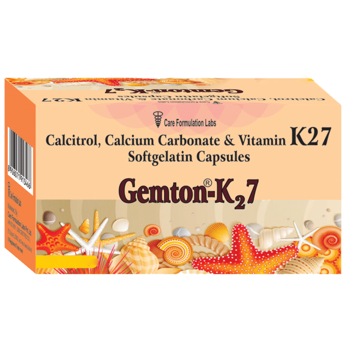 Gemton-K2 7 Soft Gelatin Capsule