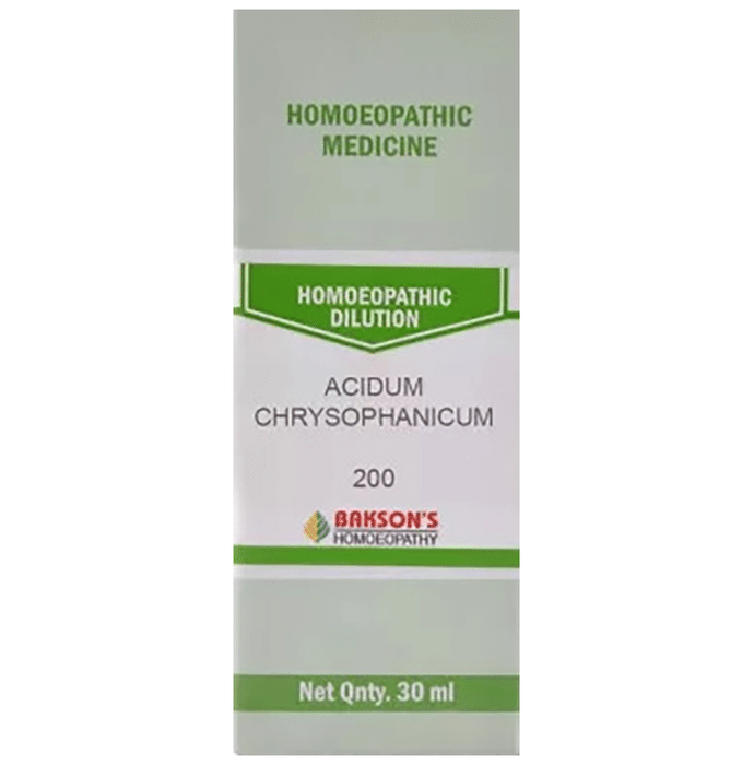 Bakson's Acidum Chrysophanicum Dilution 200