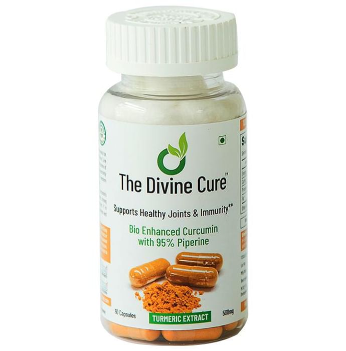 The Divine Cure Bio Enhanced Curcumin with 95% Piperine Capsule