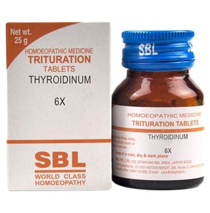 SBL Thyroidinum Trituration Tablet 6X